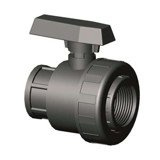 Irritec Zawór Kulowy PCV F-F (GW) 1"-1"