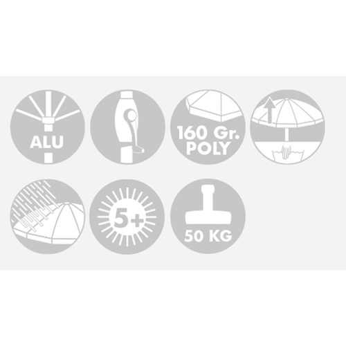 Doppler Parasol Ogrodowy Basic Lift NEO 300 Ecru (431442 820)