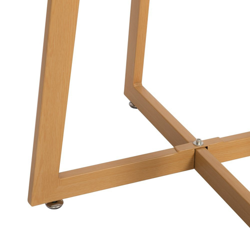 Stolik Kawowy 80cm W Stylu Skandynawskim Biały