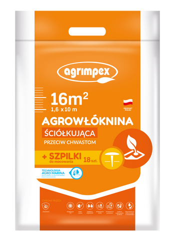 Agrowłóknina ściółkująca przeciw chwastom 1,6x10
