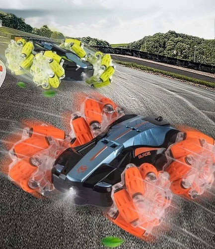SAMOCHÓD TWISTER 4x4 LED DŻWIĘKI ZDALNIE STEROWANY RĘKĄ + PILOT ZIELONY
