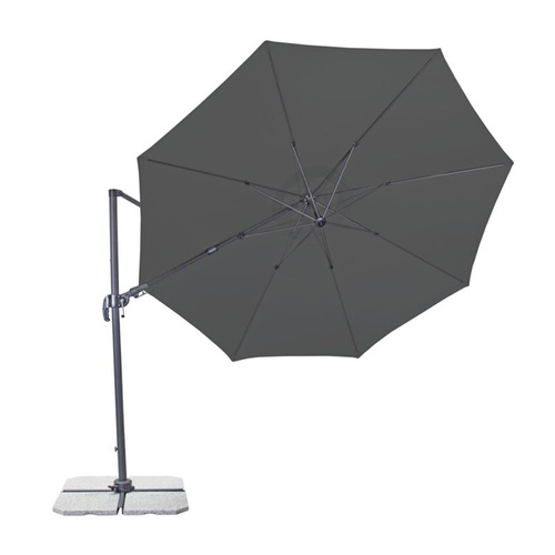 Doppler Parasol Ogrodowy Ravenna AX 330 cm Antracytowy (436528 840)