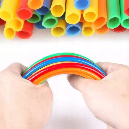 SŁOMKI KONSTRUKCYJNE KLOCKI ZESTAW KREATYWNY 3D 500 elem.
