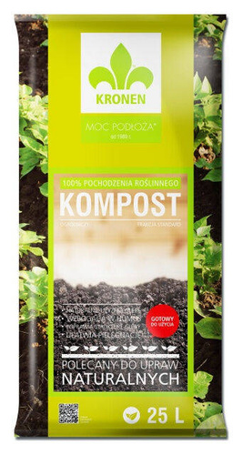 Kronen Kompost Ogrodniczy 25L Paleta 60 Sztuk