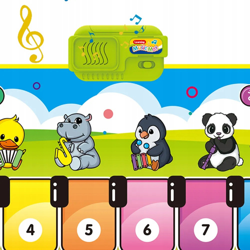 MATA MUZYCZNA EDUKACYJNA PIANINKO DLA DZIECI NAGRYWA