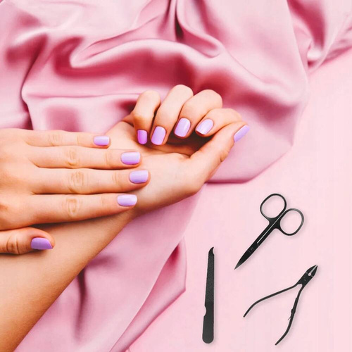 ZESTAW DO MANICURE PAZNOKCI PRZYBORNIK ETUI 16 el