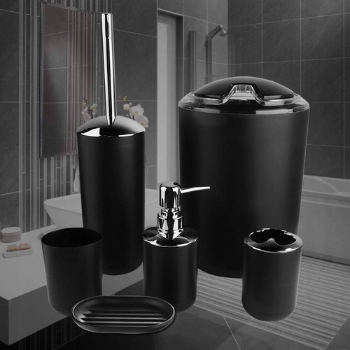 ZESTAW ŁAZIENKOWY AKCESORIA DO WC DOM HOTEL ZESTAW 6 elem.
