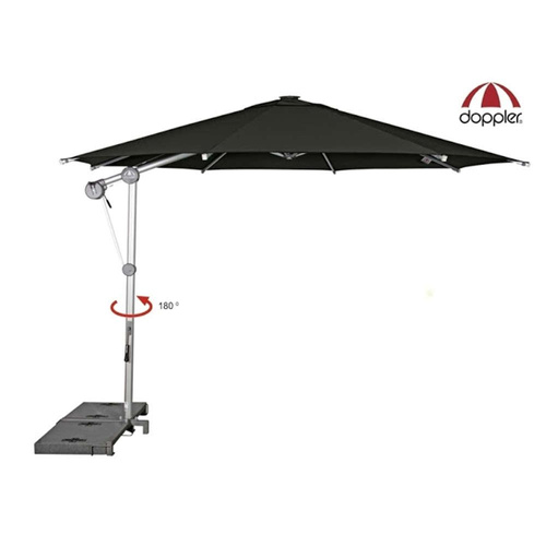 Doppler Parasol Ogrodowy Protect Pendel 400cm Antracytowy