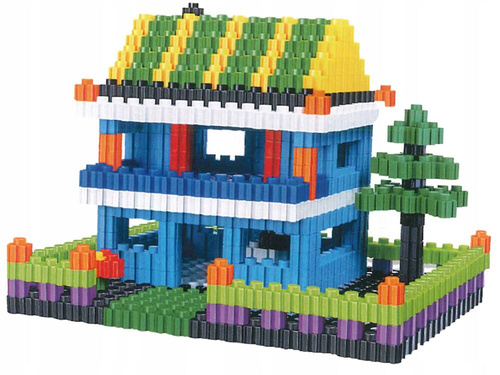 KLOCKI KONSTRUKCYJNE PRZESTRZENNE 3D ZESTAW 320 elem.