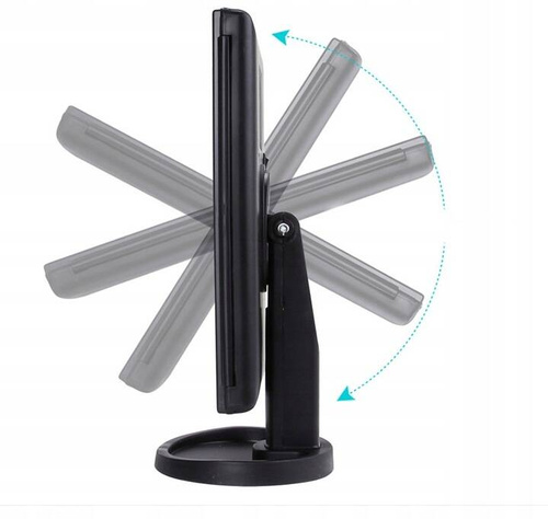 LUSTERKO KOSMETYCZNE PODŚWIETLANE POWIĘKSZAJĄCE SKŁADANE LED 22 DIODY