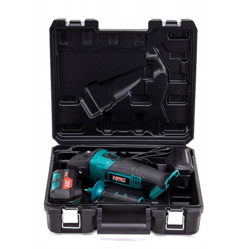 NAC AGE-125-LI-B-20V Szlifierka Kątowa 125mm AKKU MultiSystem 20V + Akumulator 4Ah + Walizka