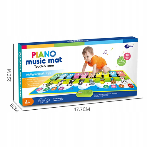 MATA MUZYCZNA EDUKACYJNA PIANINKO DLA DZIECI NAGRYWA