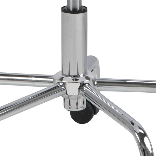 Fotel Krzesło Biurowe Obrotowe Z Poduszką Z Ekoskóry Niebieskie