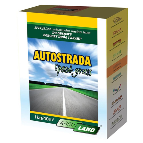 AGRO-LAND Nasiona Traw Autostrada Speed Grass 10kg