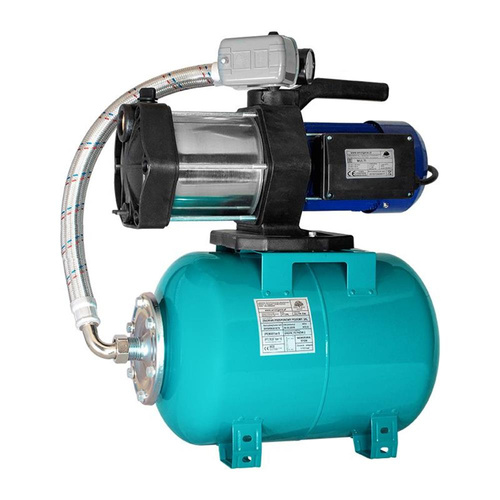 Omnigena Zestaw Hydroforowy Pompa Multi 1300 INOX 230V + Zbiornik Ciśnieniowy 80 l Włoski