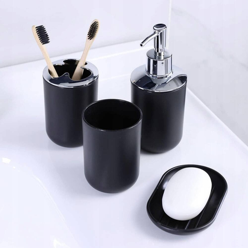 ZESTAW ŁAZIENKOWY AKCESORIA DO WC DOM HOTEL ZESTAW 6 elem.