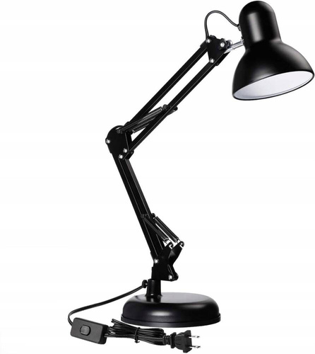 LAMPKA BIURKOWA SZKOLNA KRESLARSKA NOCNA REGULOWANA NA BIURKO + UCHWYT