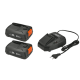 Gardena Zestaw Startowy Szybka Ładowarka + 2 x Akumulator P4A PBA 18V/45 2,5Ah 14907-20