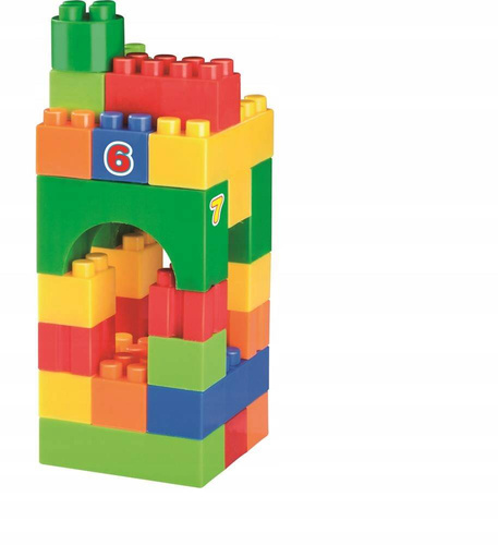 KLOCKI KONSTRUKCYJNE 3D DUŻY ZESTAW 212 elem.