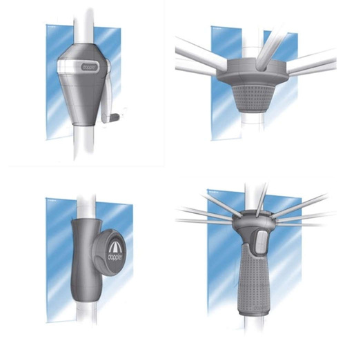 Doppler Parasol Ogrodowy Active 180x120cm Antracyt