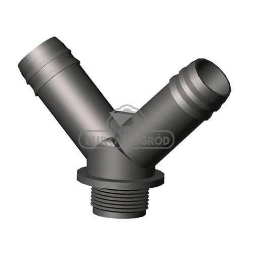 Irritec Trójnik Wciskany Redukcyjny Y ZW PP M (GZ) 16-16-3/4"