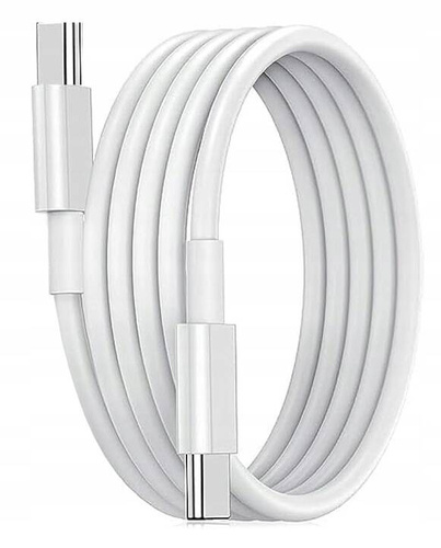 SZYBKA ŁADOWARKA SIECIOWA ZASILACZ PD 20W + KABEL USB-C-DO USB-C PD 150cm