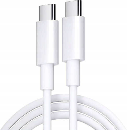 SZYBKA ŁADOWARKA SIECIOWA ZASILACZ PD 20W + KABEL USB-C-DO USB-C PD 150cm