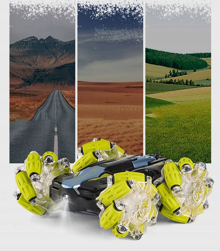 SAMOCHÓD TWISTER 4x4 LED DŻWIĘKI ZDALNIE STEROWANY RĘKĄ + PILOT POMARAŃCZ..