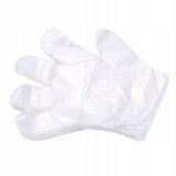 Rękawiczki Jednorazowe Foliowe L 100 Sztuk