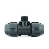 Fish Trójnik PN16 PE M(GZ) 25-3/4"-25 mm