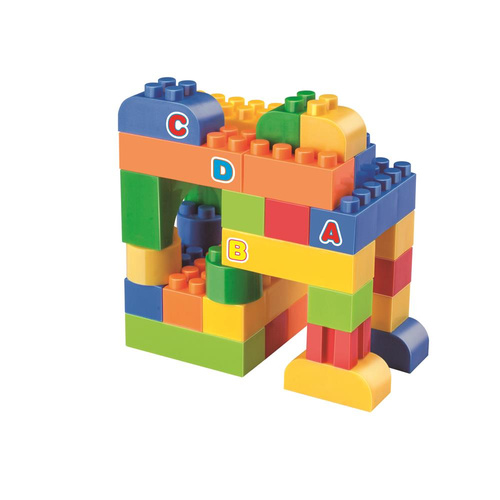KLOCKI KONSTRUKCYJNE 3D DUŻY ZESTAW 212 elem.
