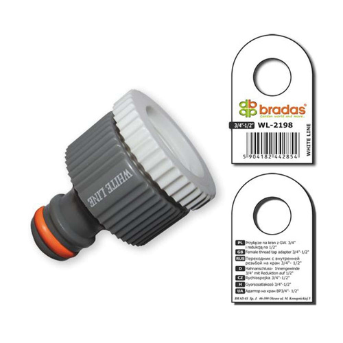 Bradas White Line Przyłącze Kranowe GW 3/4''-1/2'' WL-2198