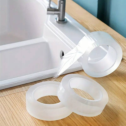 MOCNA TAŚMA DWUSTRONNA KLEJĄCA NANO TAPE WODOODPORNA BEZBARWNA 5m x 3cm