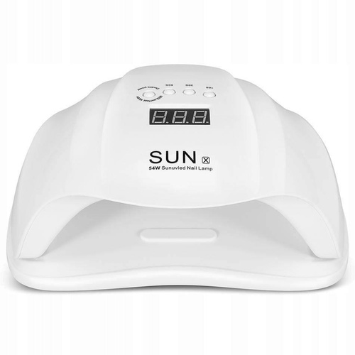 Lampa Do Paznokci UV LED Mocna Do Hybryd Żeli SUN X LCD