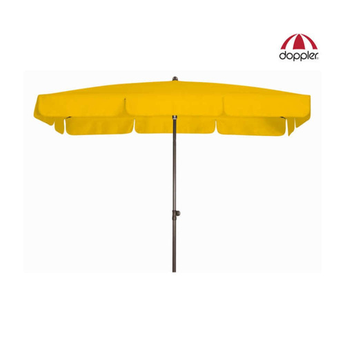 Doppler Parasol Ogrodowy Sunline Waterproof Żółty 260x150cm