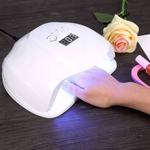 Lampa Do Paznokci UV LED Mocna Do Hybryd Żeli SUN X LCD