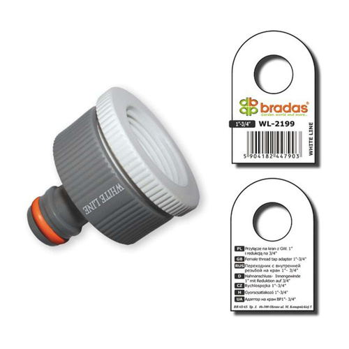 Bradas White Line Przyłącze Kranowe GW 1''-3/4'' WL-2199