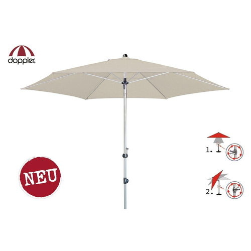 Doppler Parasol Ogrodowy Expert 280 Auto Tilt Kawowy (428441 846)
