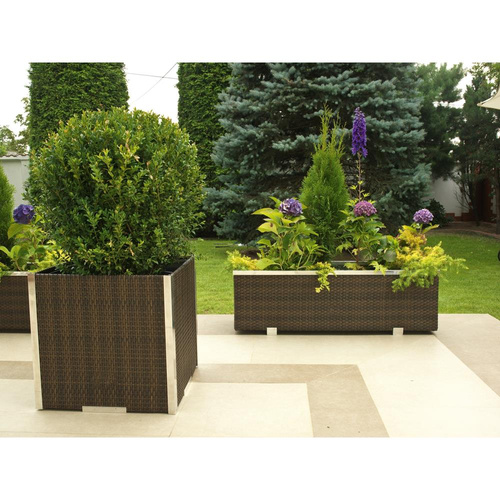 Rattan Art Donica z Technorattanu 46x46x46cm SG03046 RD02