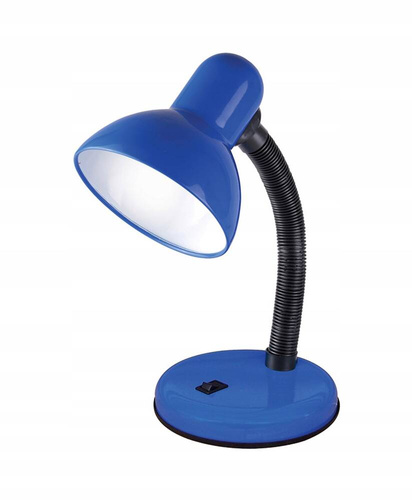 LAMPKA BIURKOWA REGULOWANA SZKOLNA NA BIURKO NOCNA NIEBIESKA