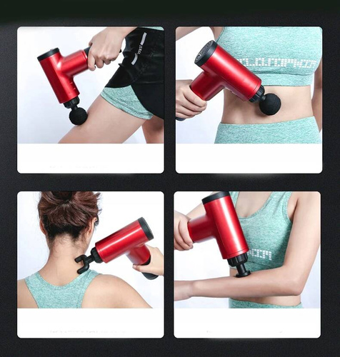 MASAŻER DO MASAŻU CIAŁA MASSAGE GUN PRO Z AKUMULATOREM MOCNY