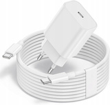 SZYBKA ŁADOWARKA SIECIOWA ZASILACZ PD 20W + KABEL USB-C-DO USB-C PD 150cm