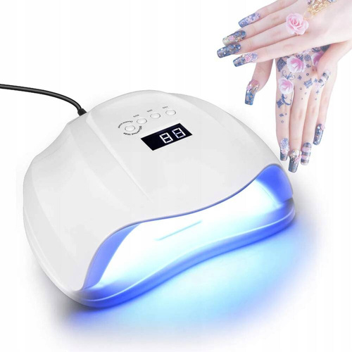 Lampa Do Paznokci UV LED Mocna Do Hybryd Żeli SUN X LCD