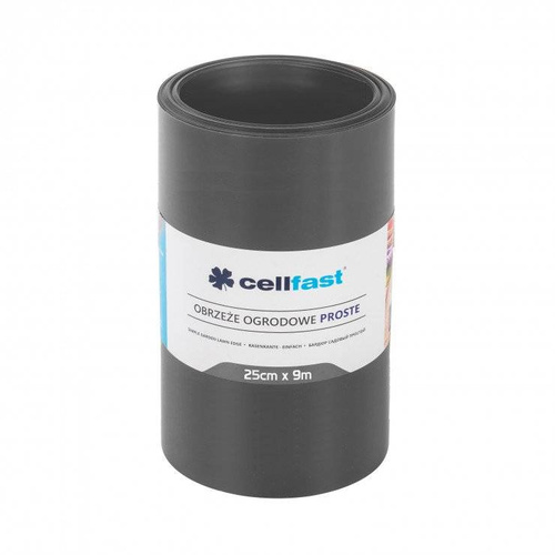 Cellfast Obrzeże Ogrodowe Trawnikowe Grafit 9mb 25cm 30-244
