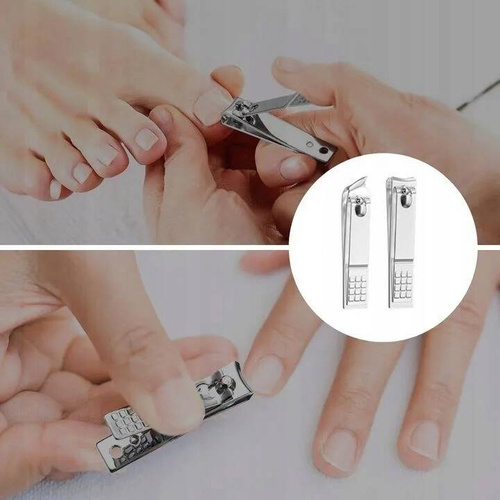 ZESTAW DO MANICURE PAZNOKCI WRASTAJĄCYCH PEDICURE PROFESJONALNY