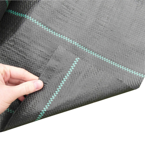 Agrotkanina 0,6m x 100m Mata na Chwasty 90g/m2 UV Czarna Super MOCNA 