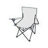 Krzesło Wędkarskie Szare Campingowe