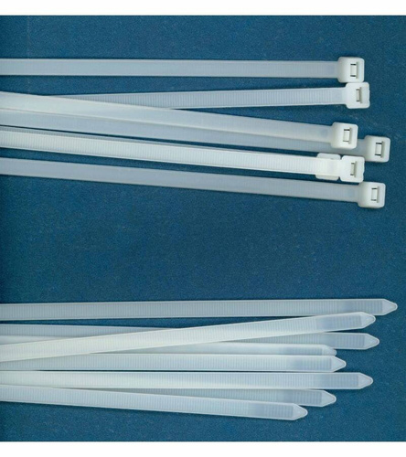 Opaski Zaciskowe Trytki Trytytki Białe Mocne 3,6x200mm 100szt