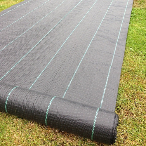 Agrotkanina 0,6m x 100m Mata na Chwasty 70g/m2 UV Czarna Super MOCNA 