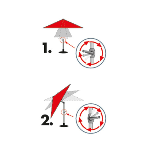 Doppler Parasol Ogrodowy Sunline IV 280cm Ecru